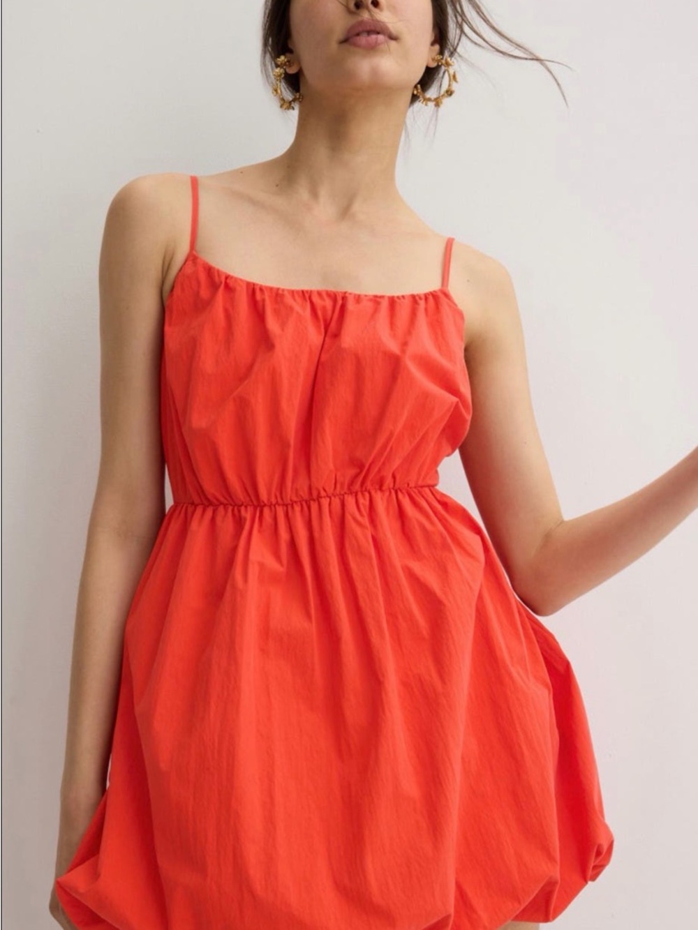 Jason Wu x RTR Bubble Hem Mini Dress Poplin Sleeveless Size 8